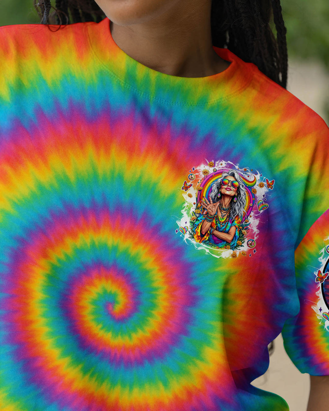 OLD HIPPIE TIE DYE ALL OVER PRINT - TYTM0306252