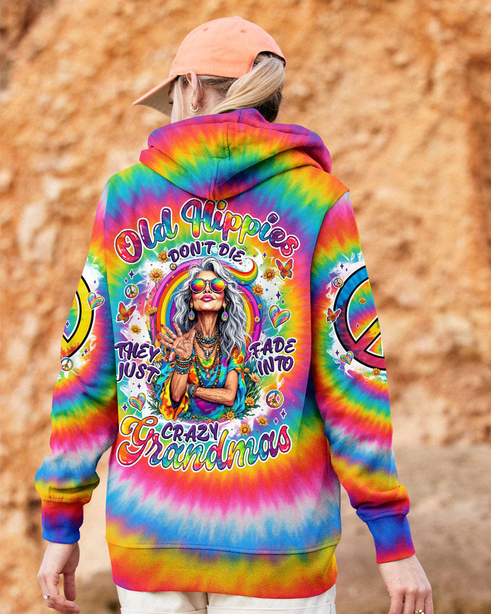 OLD HIPPIE TIE DYE ALL OVER PRINT - TYTM0306252
