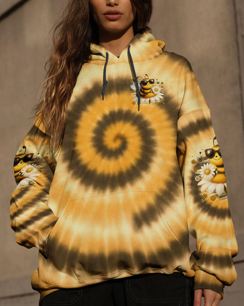 WHISPER WORDS OF WISDOM LET IT BEE TIE DYE ALL OVER PRINT - TYTM0307251