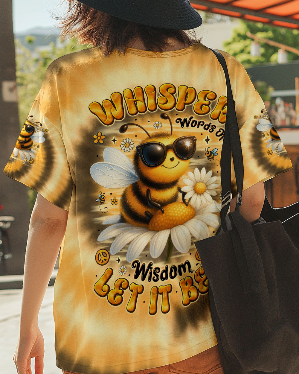 WHISPER WORDS OF WISDOM LET IT BEE TIE DYE ALL OVER PRINT - TYTM0307251