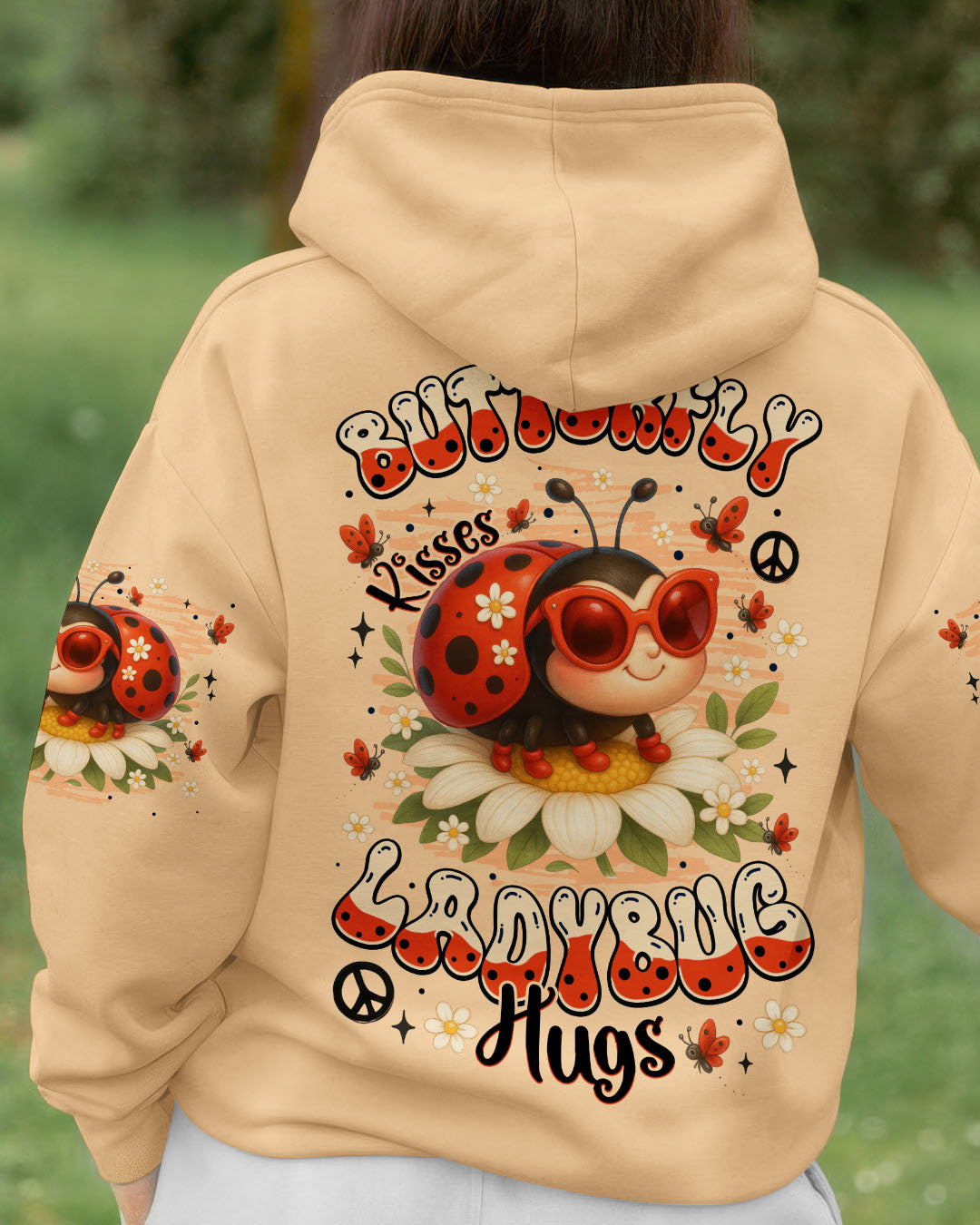 BUTTERFLY KISSES AND LADYBUG HUGS ALL OVER PRINT - TYTM0307253