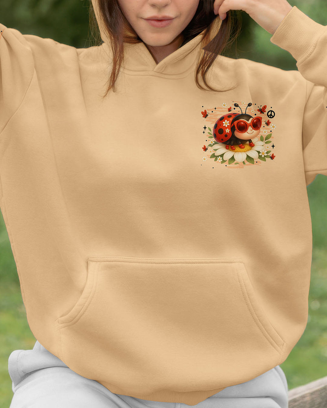 BUTTERFLY KISSES AND LADYBUG HUGS ALL OVER PRINT - TYTM0307253
