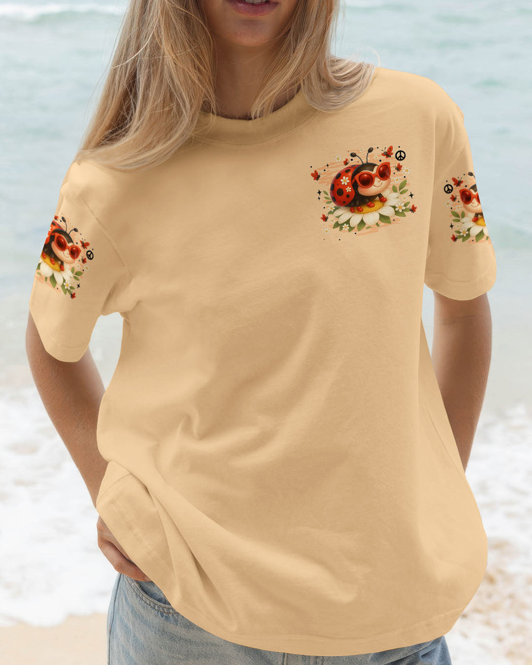 BUTTERFLY KISSES AND LADYBUG HUGS ALL OVER PRINT - TYTM0307253