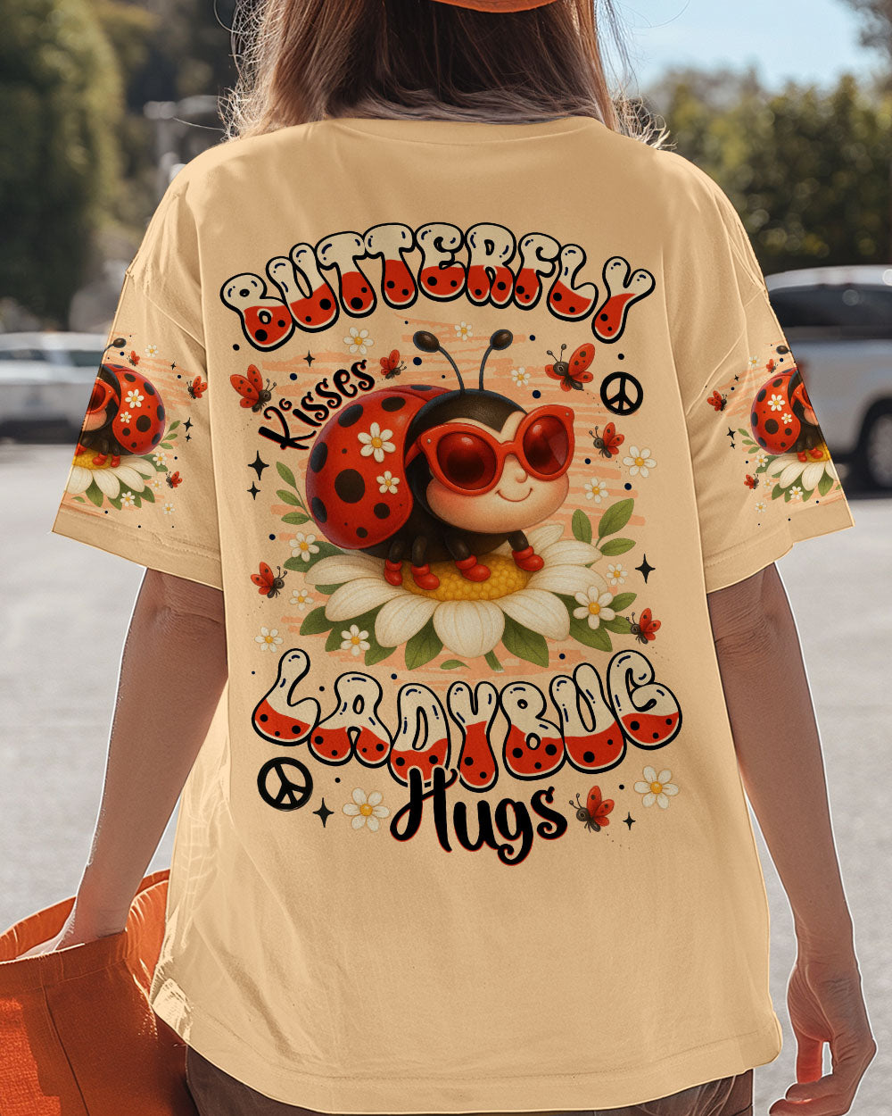 BUTTERFLY KISSES AND LADYBUG HUGS ALL OVER PRINT - TYTM0307253