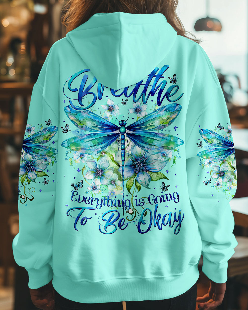 JUST BREATHE DRAGONFLY ALL OVER PRINT - TYTM0404252