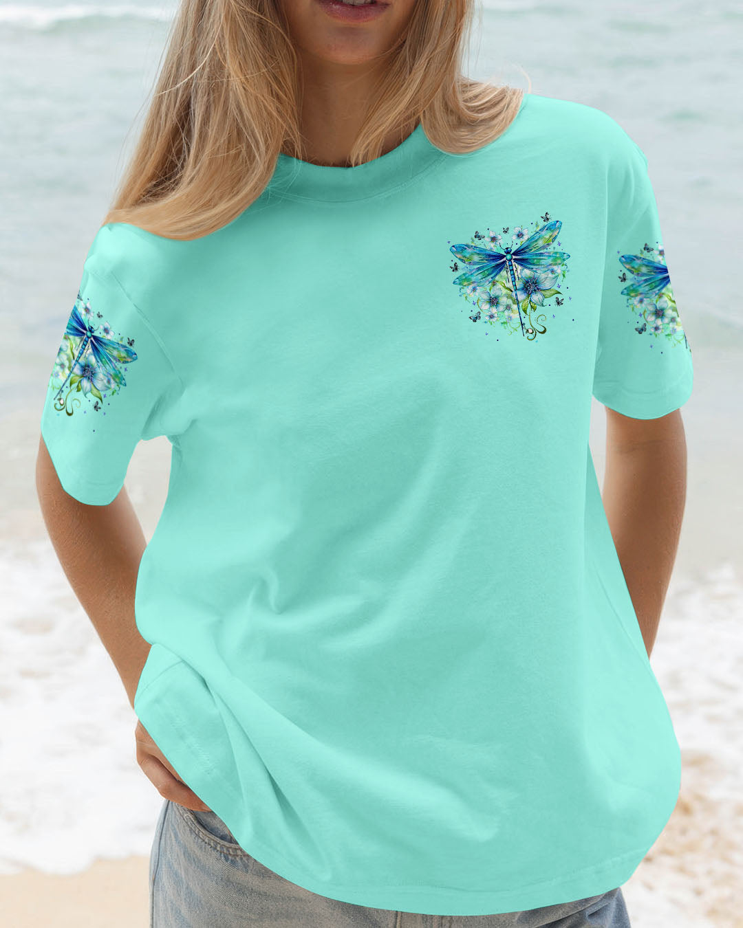 JUST BREATHE DRAGONFLY ALL OVER PRINT - TYTM0404252