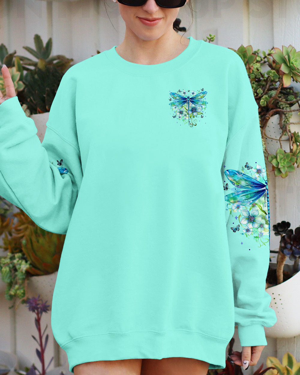 JUST BREATHE DRAGONFLY ALL OVER PRINT - TYTM0404252