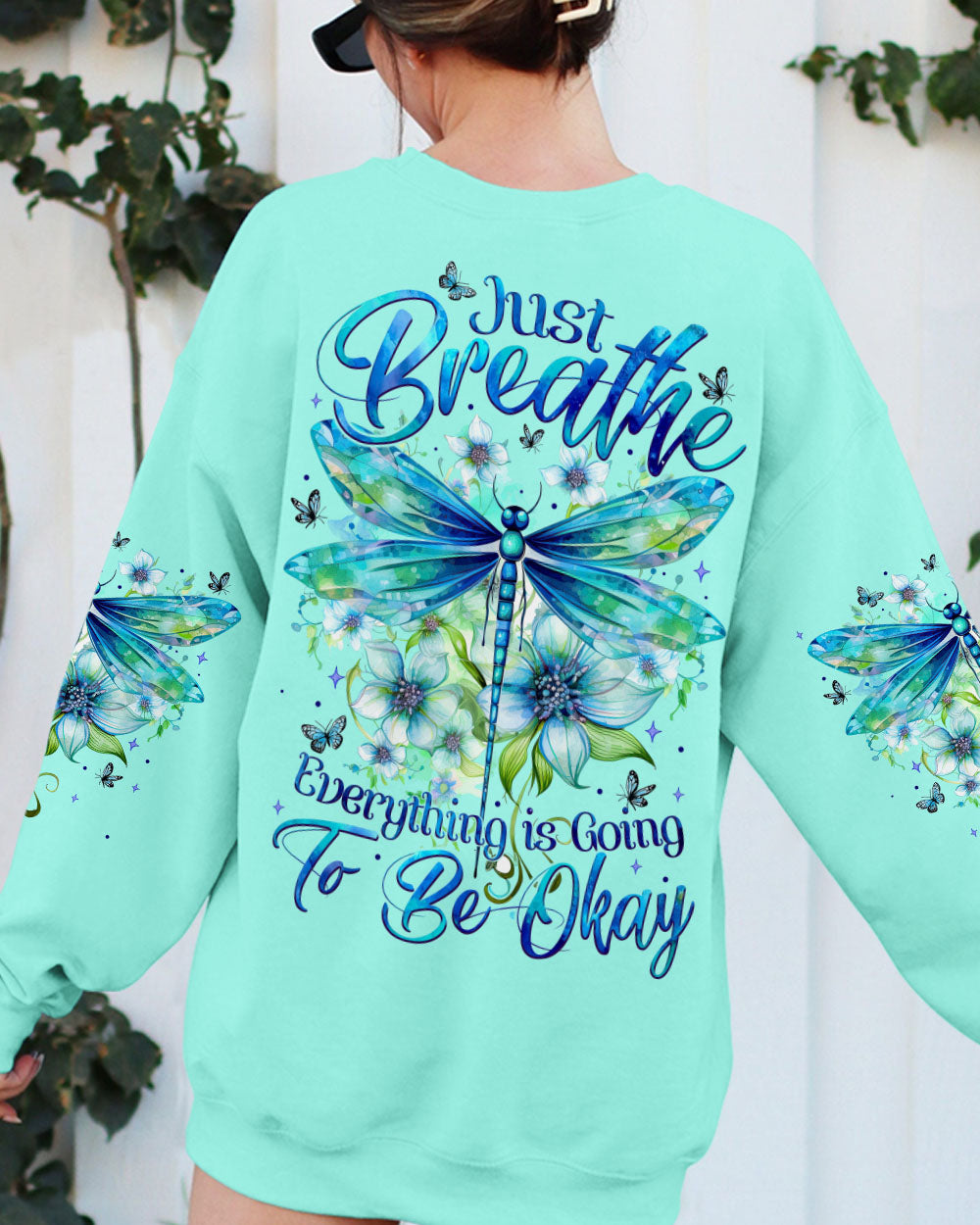 JUST BREATHE DRAGONFLY ALL OVER PRINT - TYTM0404252