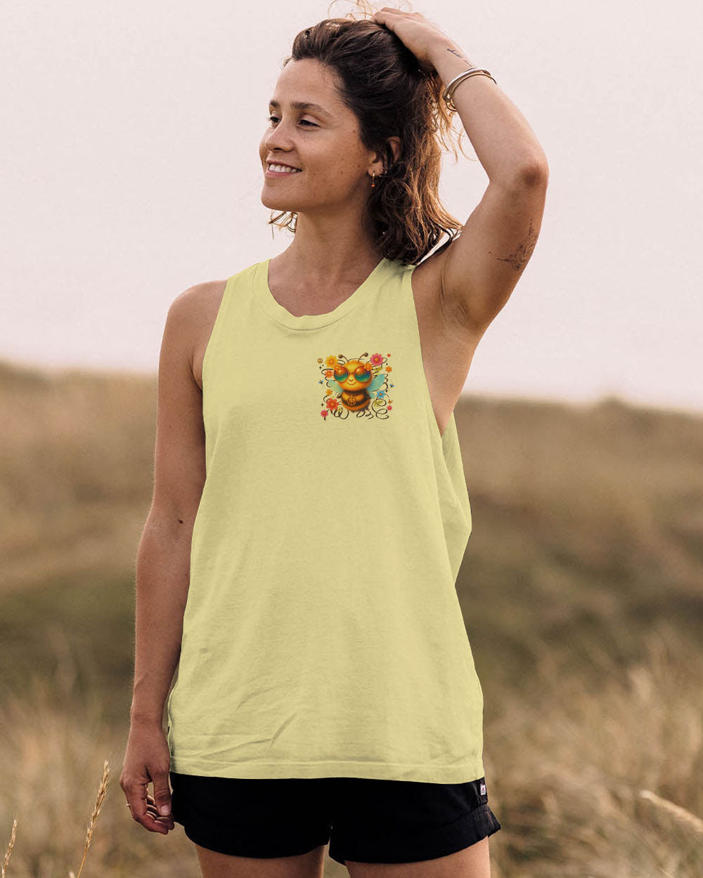 DON'T WORRY BEE HAPPY ALL OVER PRINT - TYTM0406254