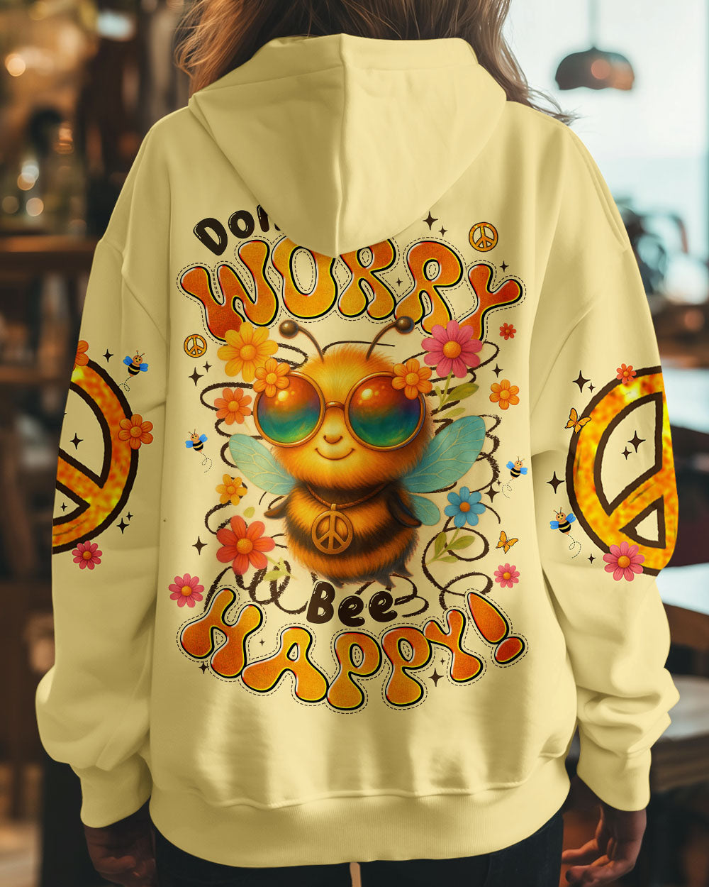 DON'T WORRY BEE HAPPY ALL OVER PRINT - TYTM0406254