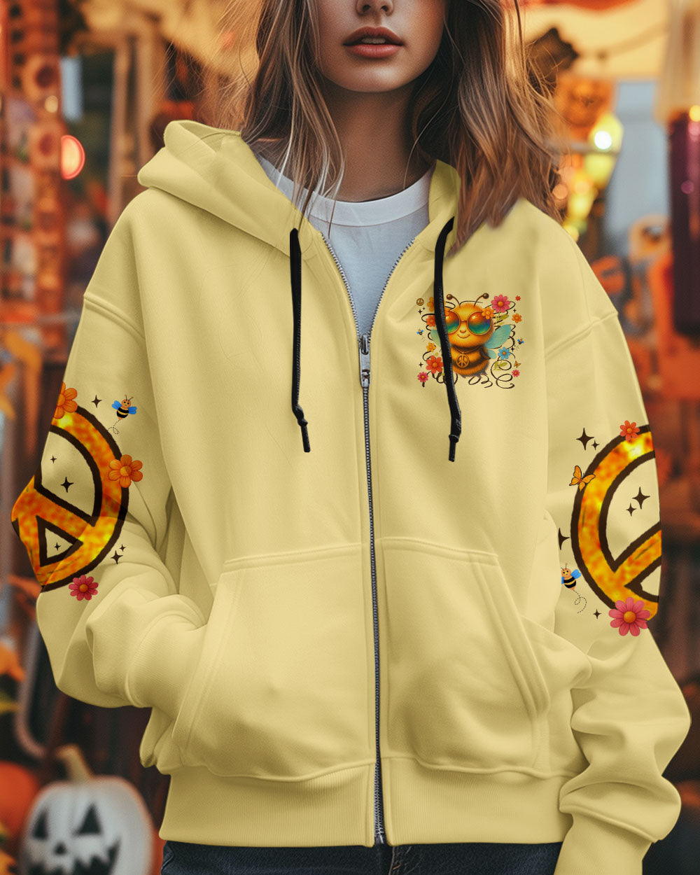 DON'T WORRY BEE HAPPY ALL OVER PRINT - TYTM0406254
