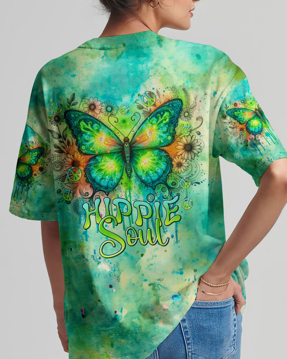 HIPPIE SOUL BUTTERFLY ALL OVER PRINT - TYTM0412232