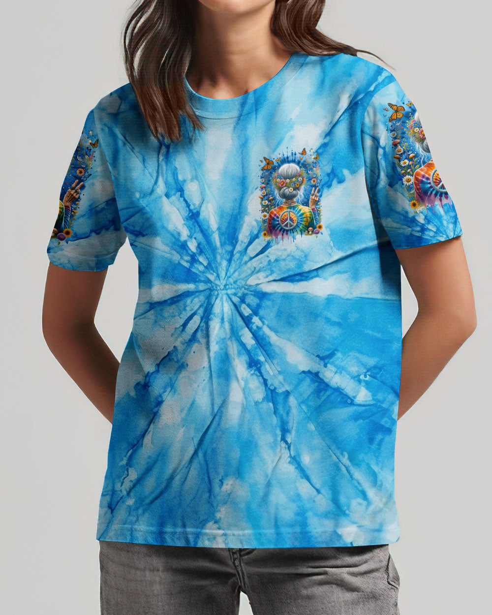 RUNNING AGAINST THE WIND TIE DYE ALL OVER PRINT - TYTM0412234