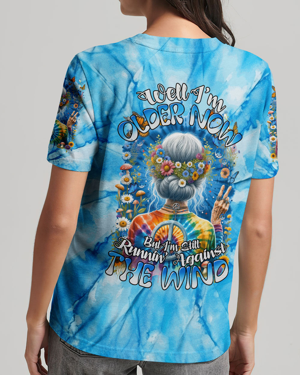 RUNNING AGAINST THE WIND TIE DYE ALL OVER PRINT - TYTM0412234