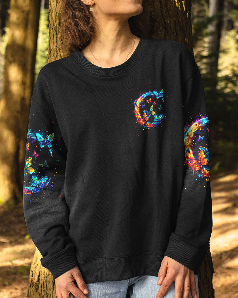 WE ARE ALL STARS UNDER THE SAME MOON BUTTERFLIES ALL OVER PRINT - TYTM0503244