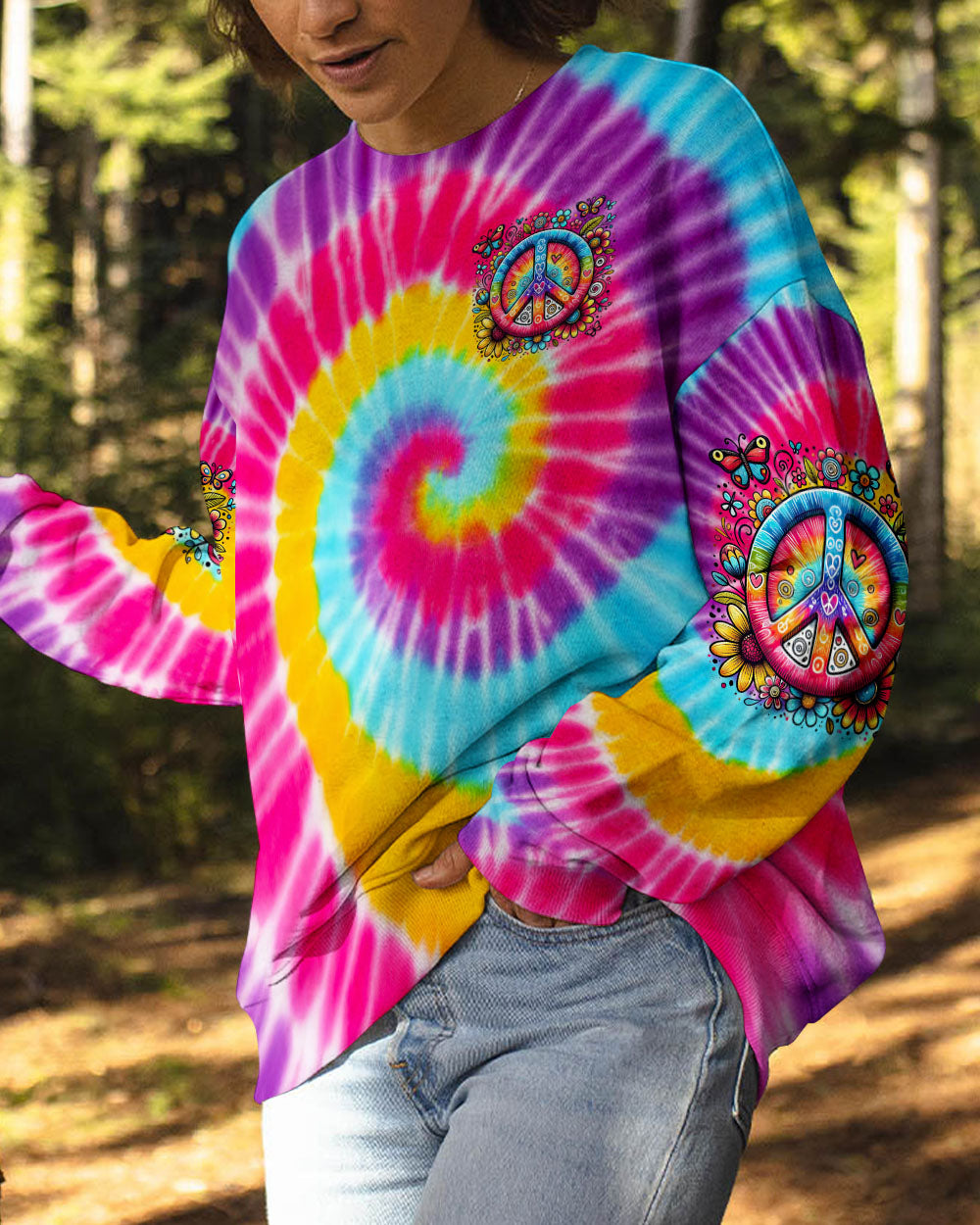 HUMANITY IS MY RACE TIE DYE ALL OVER PRINT - TYTM0503253
