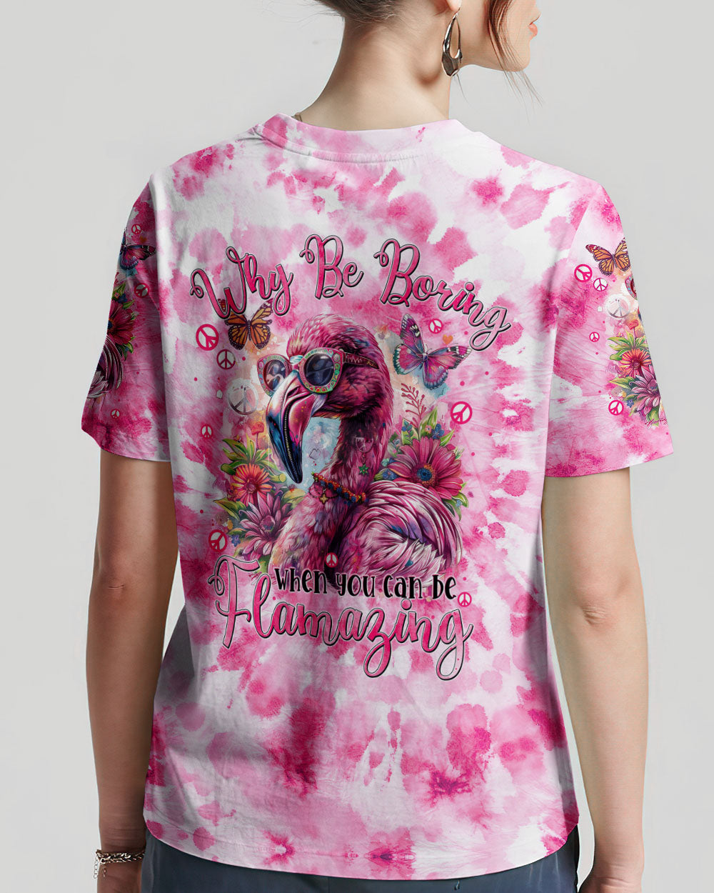 YOU CAN BE FLAMAZING TIE DYE ALL OVER PRINT - TYTM0504244