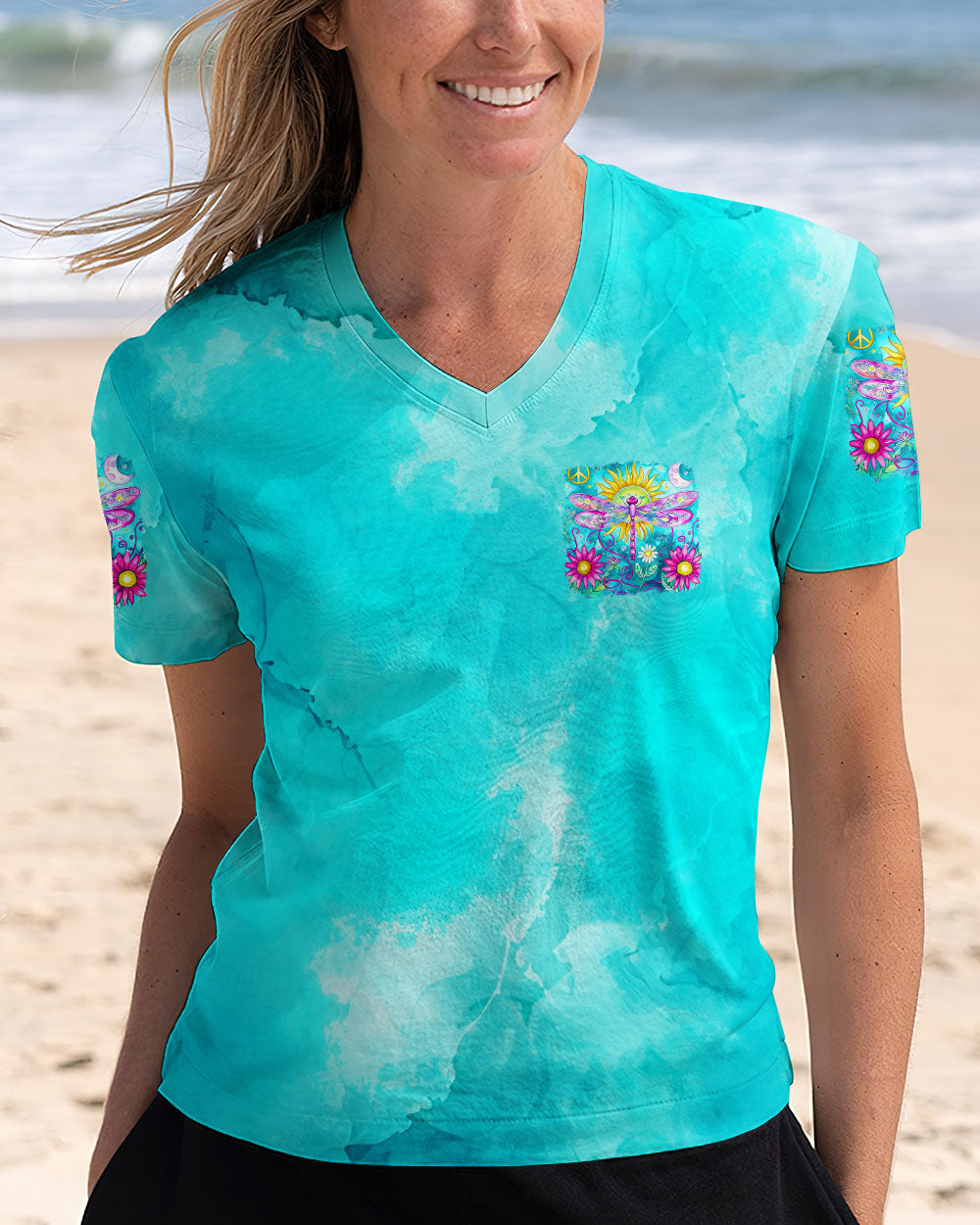 LIVE BY THE SUN LOVE BY THE MOON DRAGONFLY ALL OVER PRINT - TYTM0508241