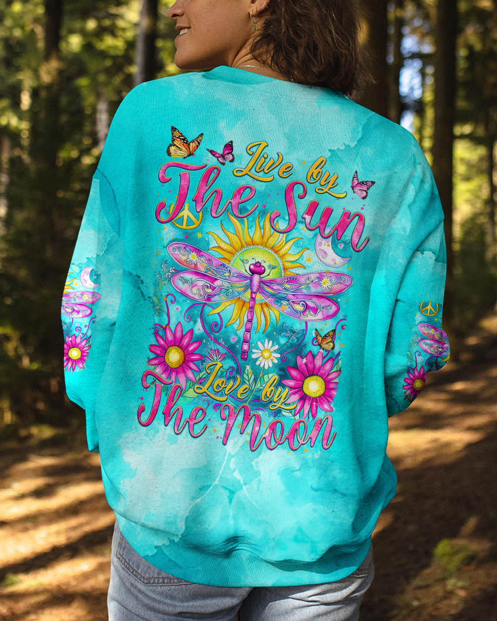 LIVE BY THE SUN LOVE BY THE MOON DRAGONFLY ALL OVER PRINT - TYTM0508241