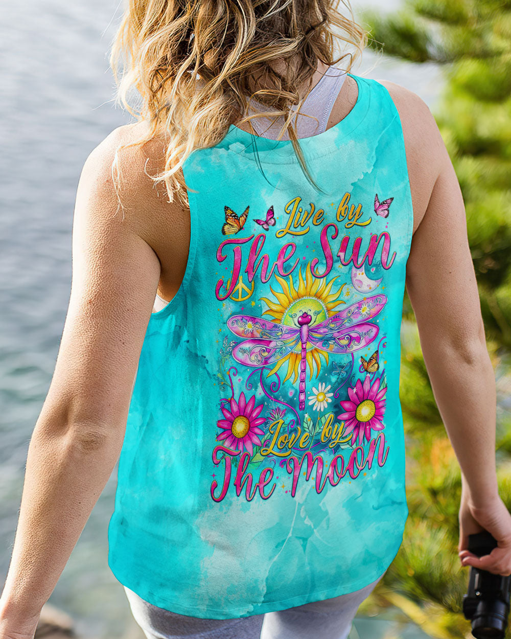 LIVE BY THE SUN LOVE BY THE MOON DRAGONFLY ALL OVER PRINT - TYTM0508241
