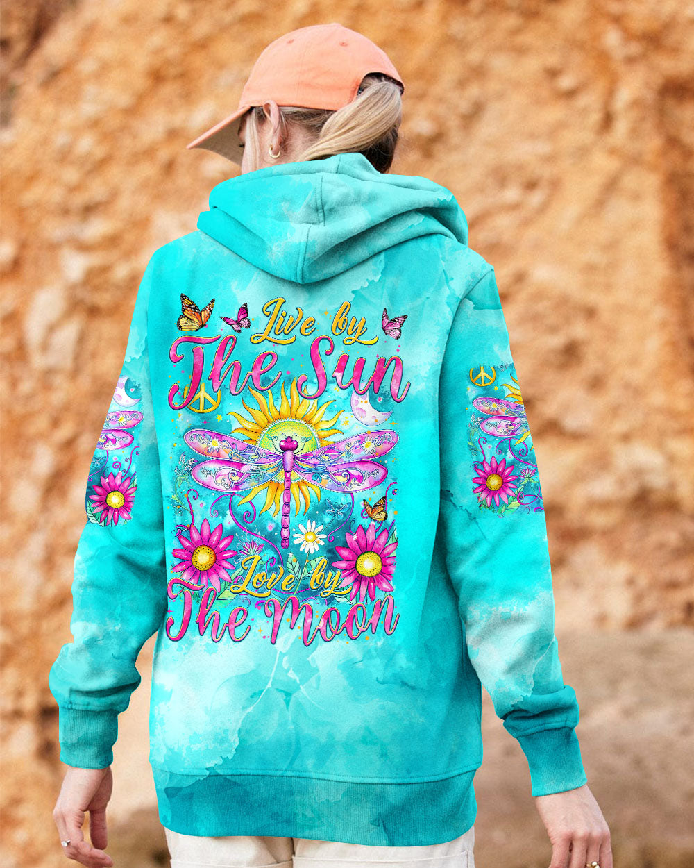 LIVE BY THE SUN LOVE BY THE MOON DRAGONFLY ALL OVER PRINT - TYTM0508241