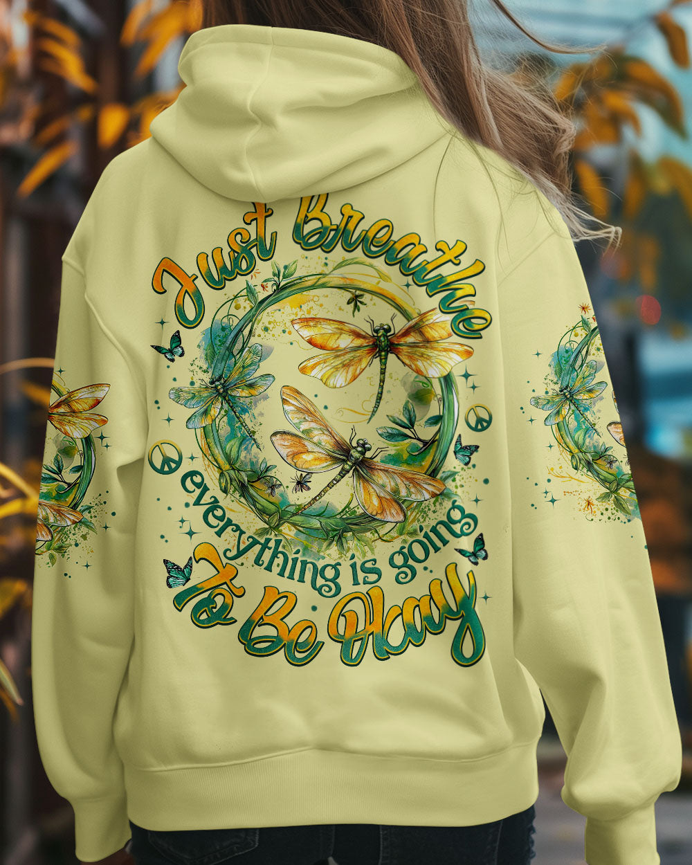 JUST BREATHE DRAGONFLY ALL OVER PRINT - TYTM0512244