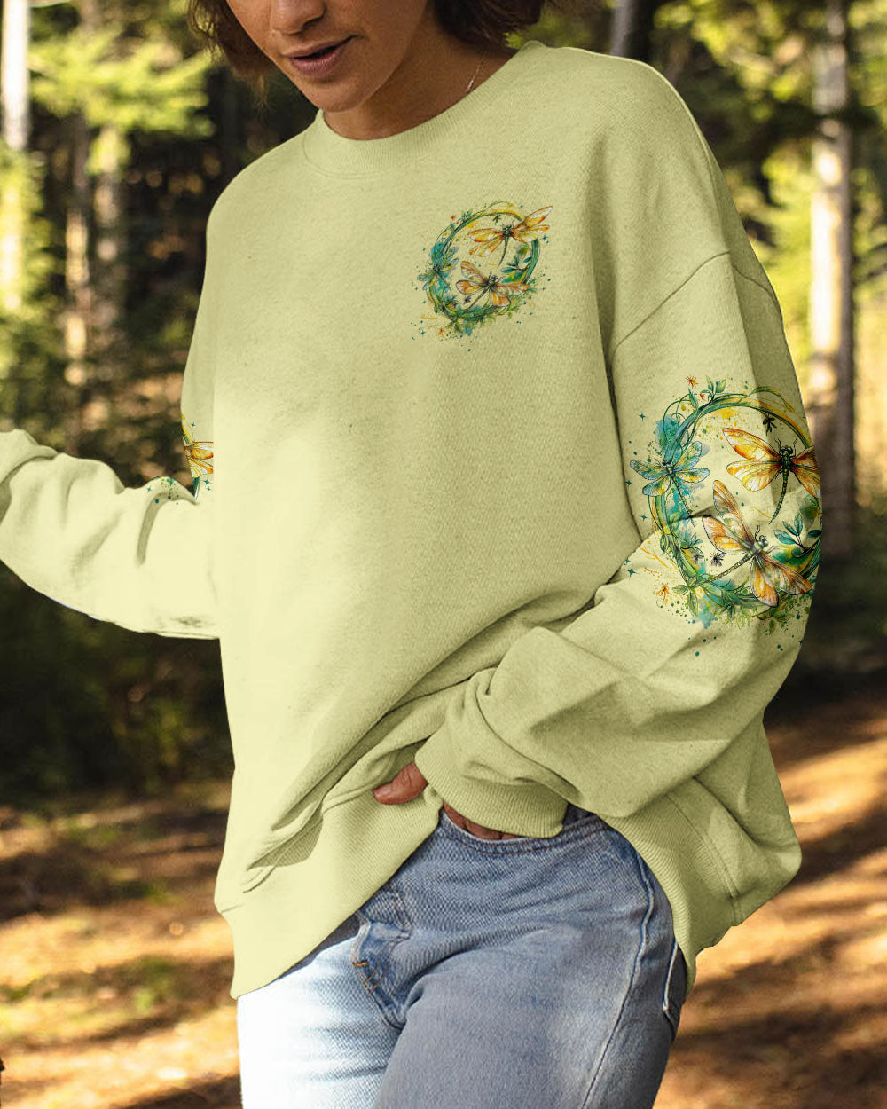JUST BREATHE DRAGONFLY ALL OVER PRINT - TYTM0512244
