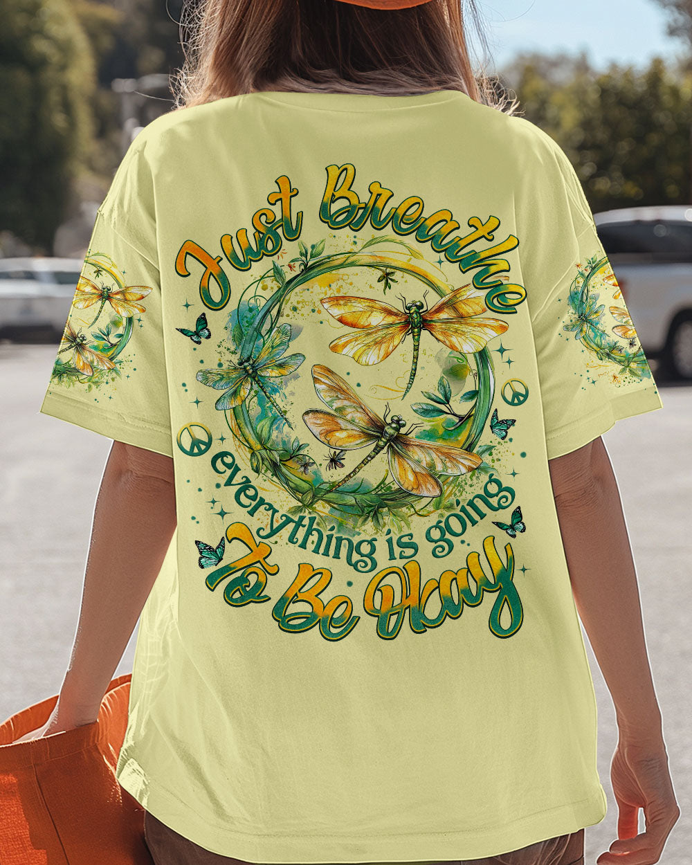 JUST BREATHE DRAGONFLY ALL OVER PRINT - TYTM0512244