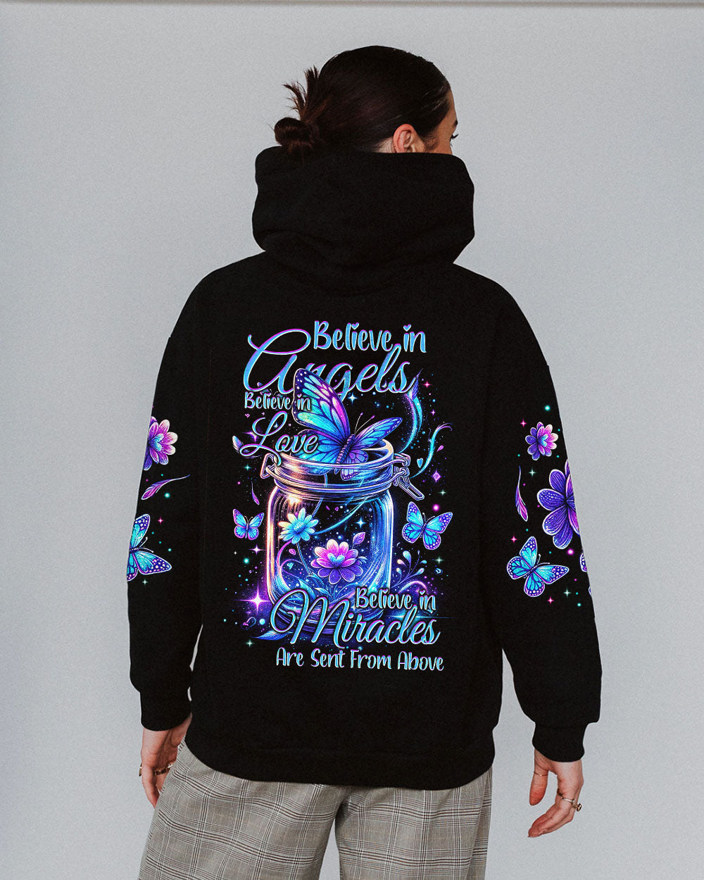 BELIEVE IN ANGELS BUTTERFLIES ALL OVER PRINT - TYTM0602242