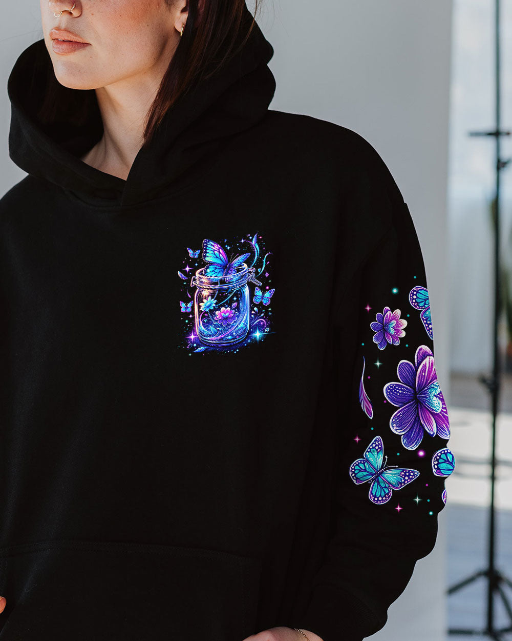BELIEVE IN ANGELS BUTTERFLIES ALL OVER PRINT - TYTM0602242
