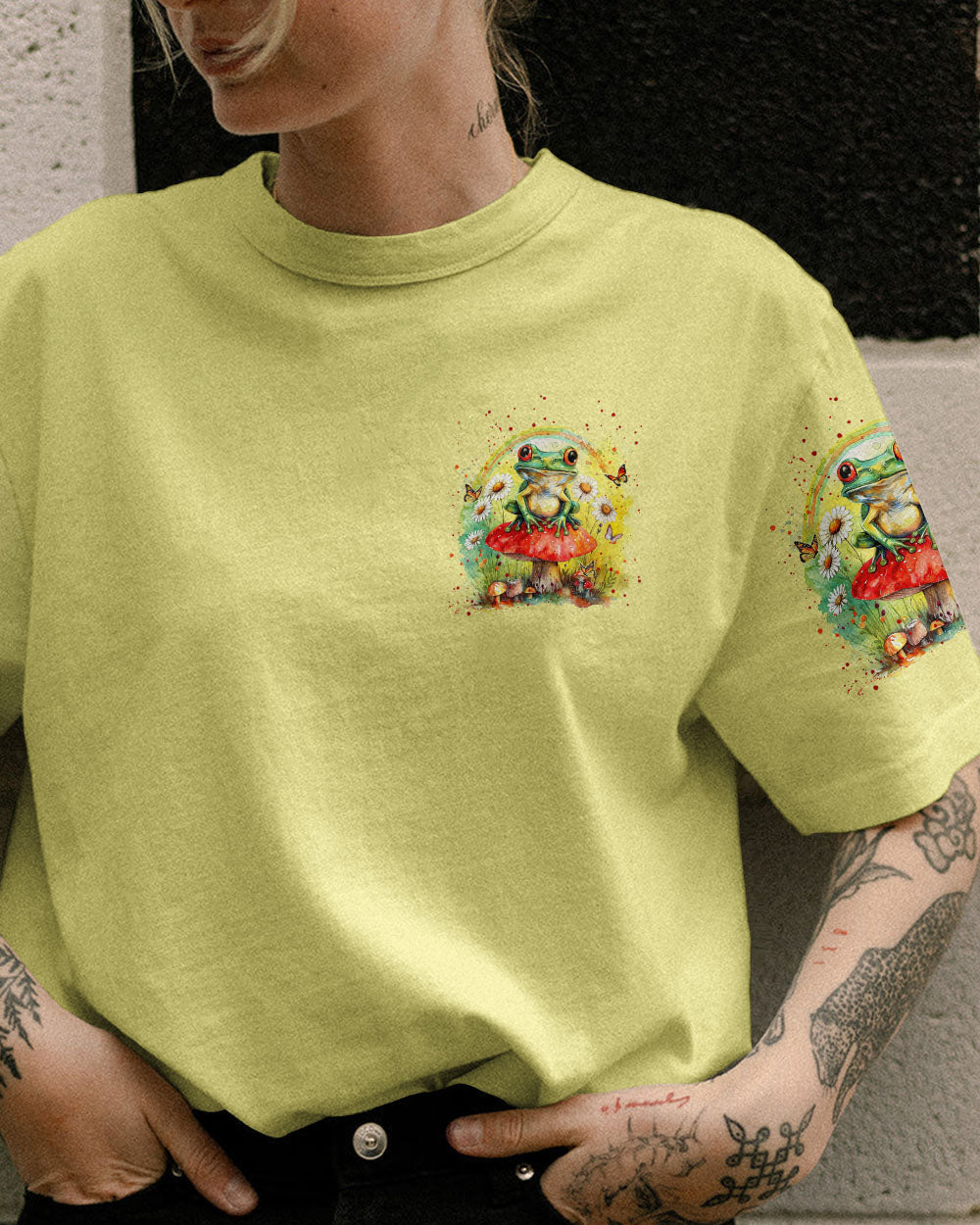 TODAY WAS SURVIVE FROG TIE DYE ALL OVER PRINT - TYTM0603241