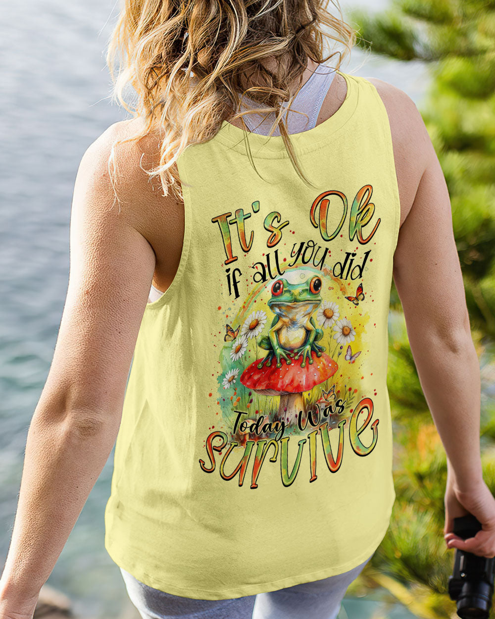 TODAY WAS SURVIVE FROG TIE DYE ALL OVER PRINT - TYTM0603241