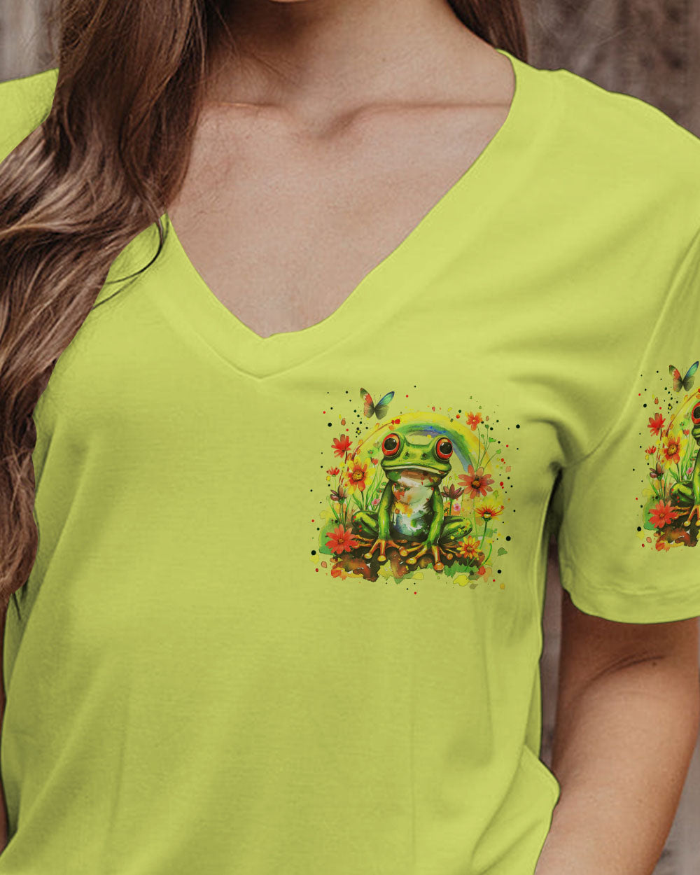 THE WORLD IS BETTER WITH YOU IN IT FROG ALL OVER PRINT - TYTM0603245