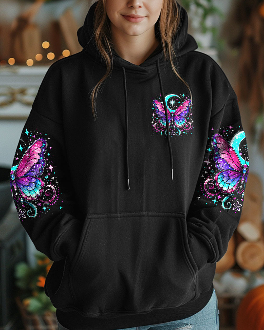 YOU CREATE YOUR OWN REALITY BUTTERFLY ALL OVER PRINT - TYTM0603252