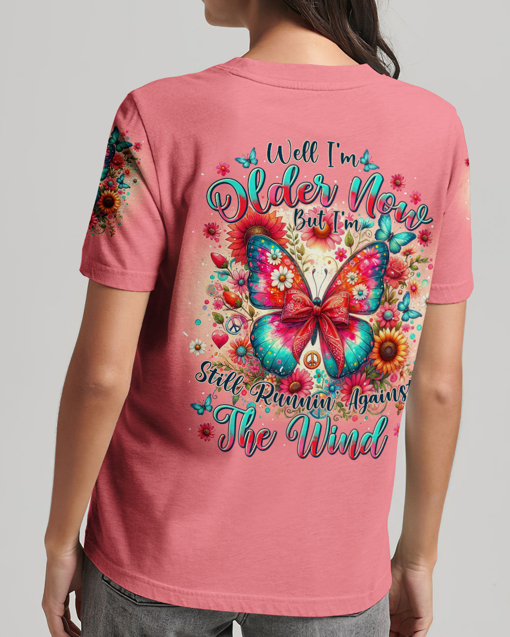 RUNNING AGAINST THE WIND BUTTERFLY ALL OVER PRINT - TYTM0606243