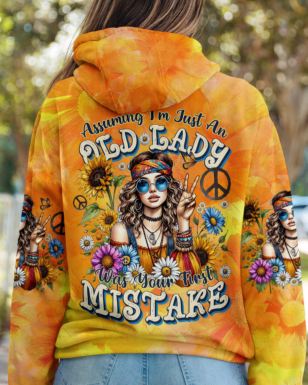 ASSUMING I'M JUST AN OLD LADY WAS YOUR FIRST MISTAKE ALL OVER PRINT - TYTM0608242