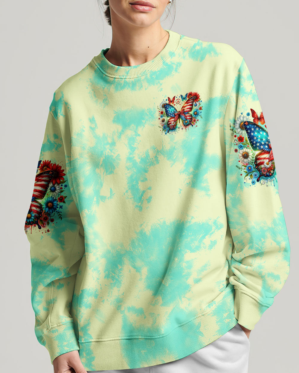 WE ARE MEANT TO TRANSFORM BUTTERFLY ALL OVER PRINT - TYTM0706244