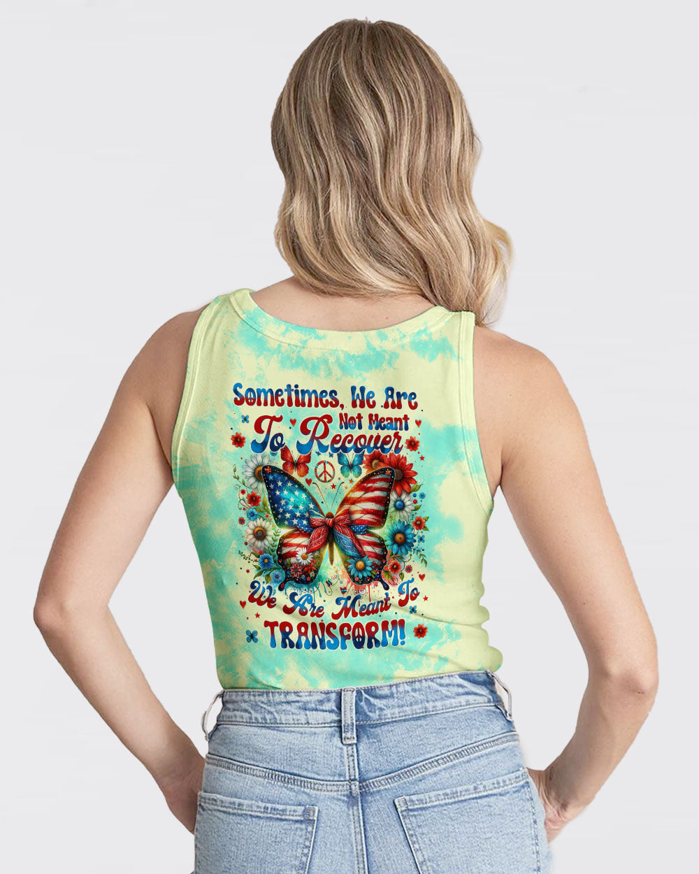 WE ARE MEANT TO TRANSFORM BUTTERFLY ALL OVER PRINT - TYTM0706244