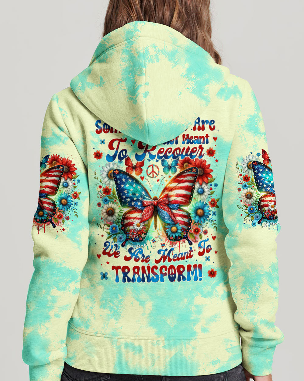 WE ARE MEANT TO TRANSFORM BUTTERFLY ALL OVER PRINT - TYTM0706244