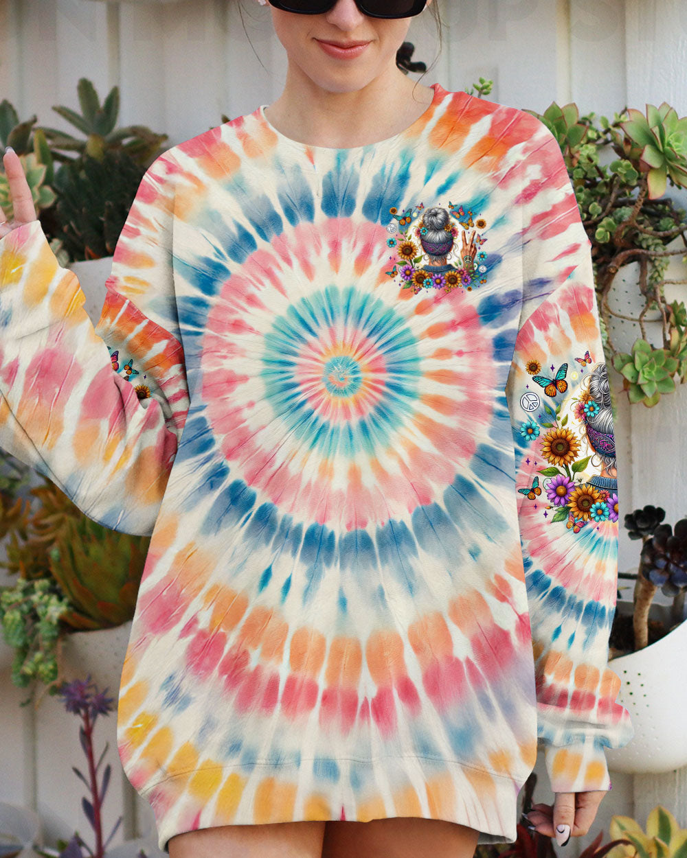 OLD HIPPIES DON'T DIE ALL OVER PRINT - TYTM0803251