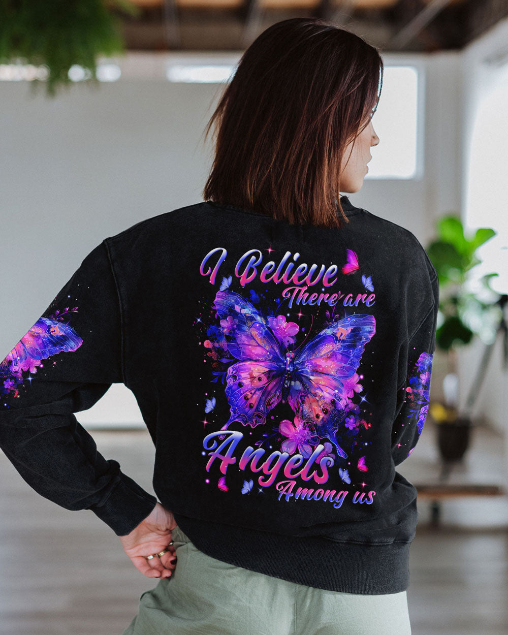 I BELIEVE THERE ARE ANGELS AMONG US ALL OVER PRINT - TYTM0804241