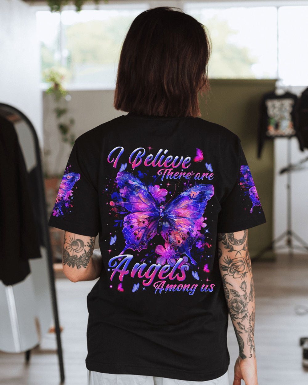 I BELIEVE THERE ARE ANGELS AMONG US ALL OVER PRINT - TYTM0804241