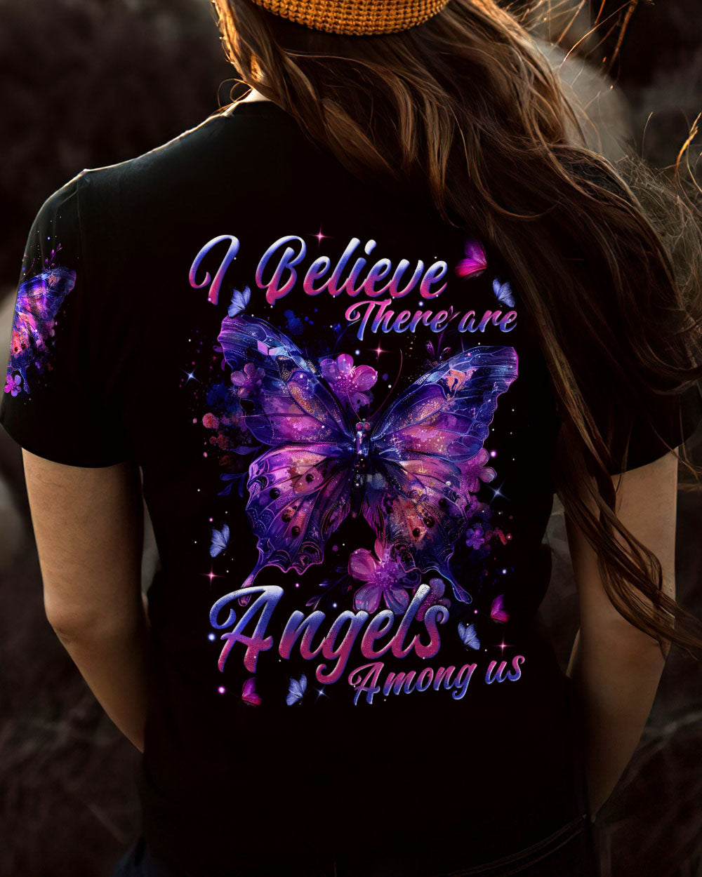 I BELIEVE THERE ARE ANGELS AMONG US ALL OVER PRINT - TYTM0804241