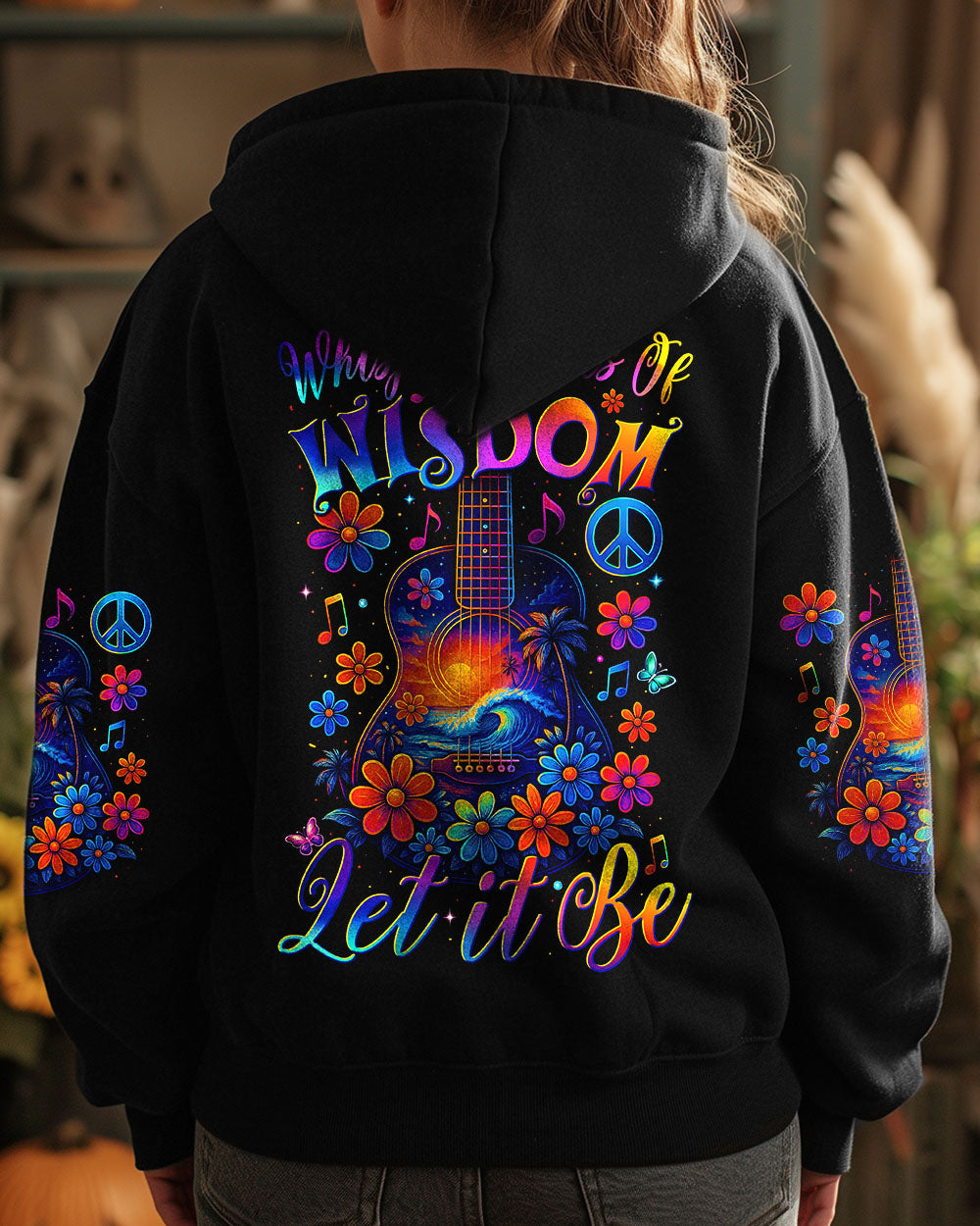 WHISPER WORDS OF WISDOM LET IT BE GUITAR ALL OVER PRINT - TYTM0804253