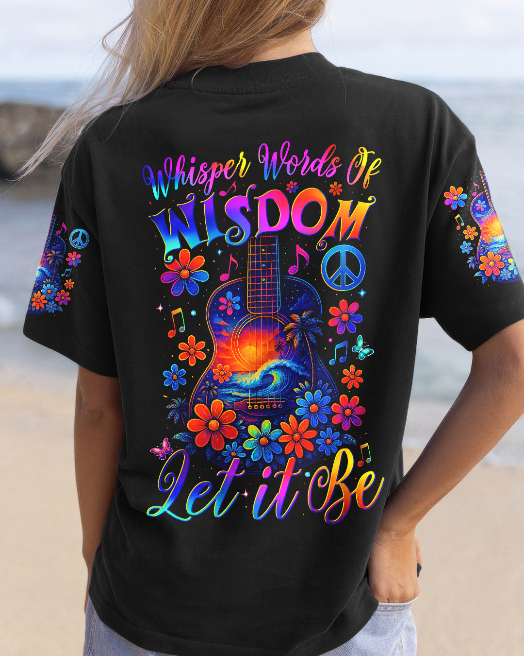 WHISPER WORDS OF WISDOM LET IT BE GUITAR ALL OVER PRINT - TYTM0804253
