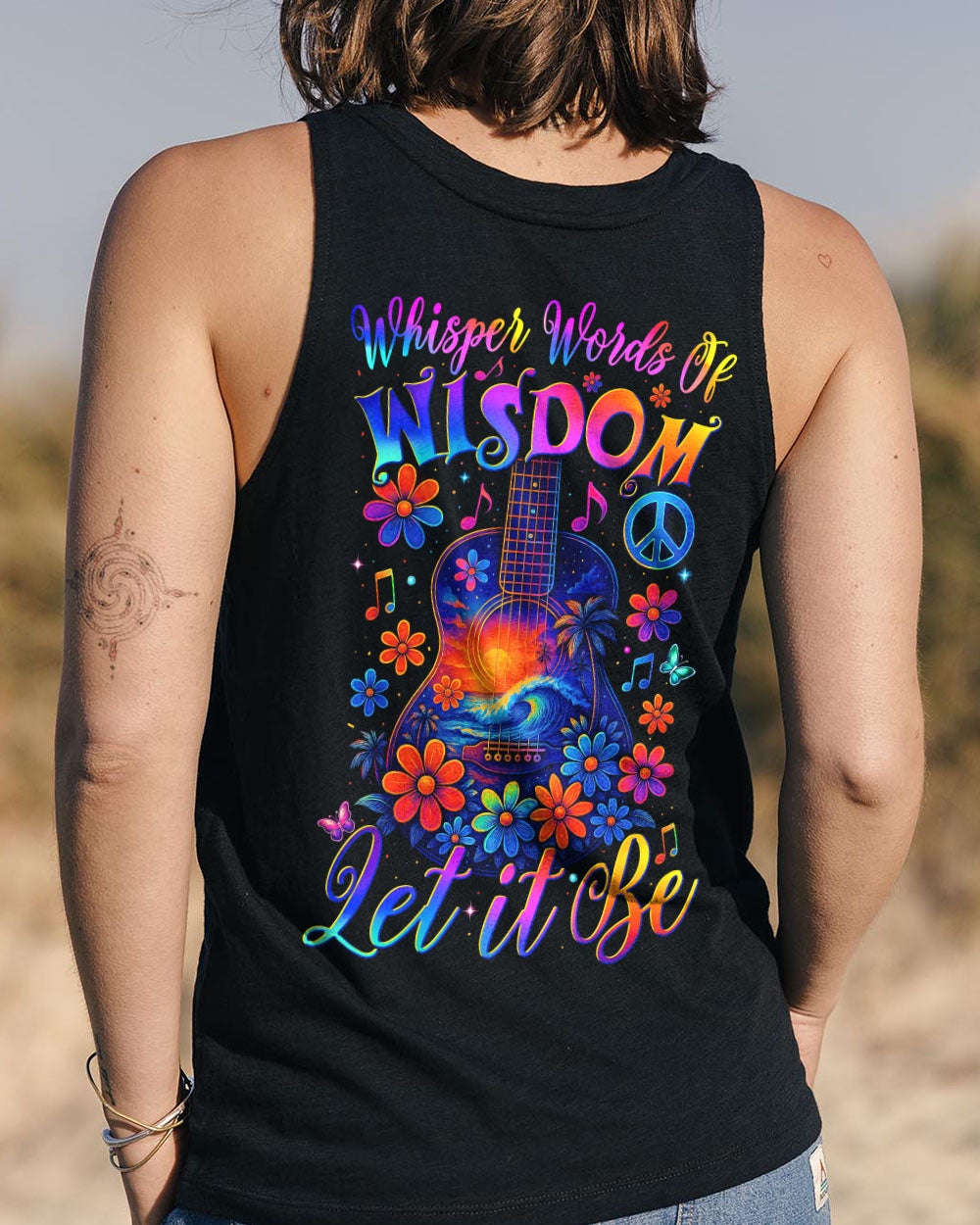 WHISPER WORDS OF WISDOM LET IT BE GUITAR ALL OVER PRINT - TYTM0804253