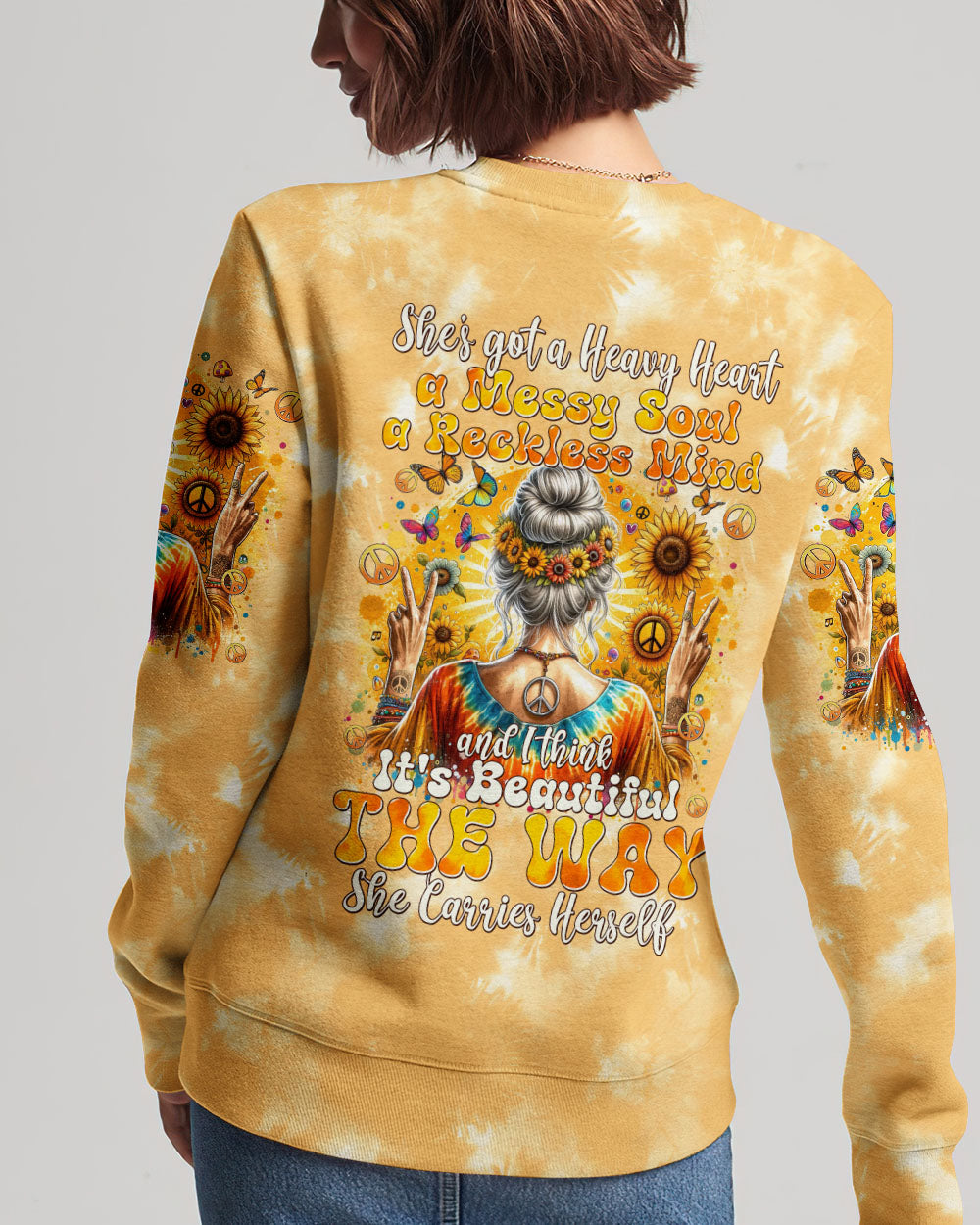 SHE'S GOT A HEAVY HEART A MESSY SOUL ALL OVER PRINT - TYTM0805245