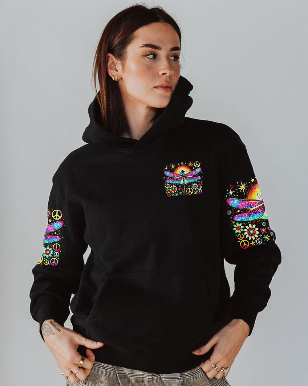 MAY YOU TOUCH DRAGONFLIES AND STARS ALL OVER PRINT - TYTM0807244
