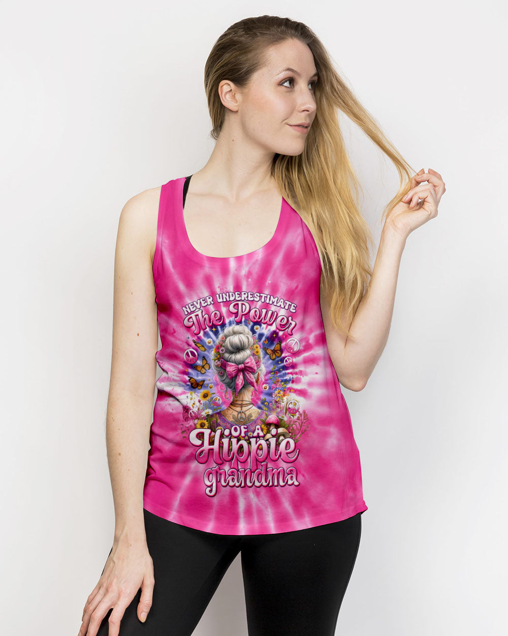 HIPPIE GRANDMA TIE DYE ALL OVER PRINT - TYTM0812231