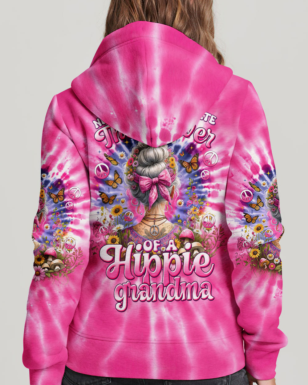 HIPPIE GRANDMA TIE DYE ALL OVER PRINT - TYTM0812231